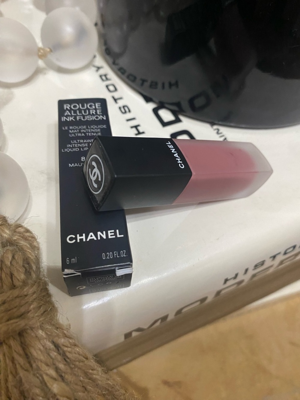 CHANEL Rouge Allure Ink Fusion Liquid Lipstick - Mauvy Nude Pink - Picture 3 of 3